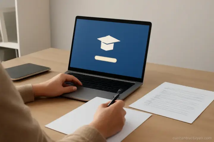Đăng ký học cử nhân trực tuyến: điều kiện, hồ sơ và học phí