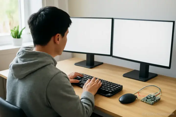 Ngành có thực hành khi học trực tuyến: phần thực hành diễn ra ở đâu